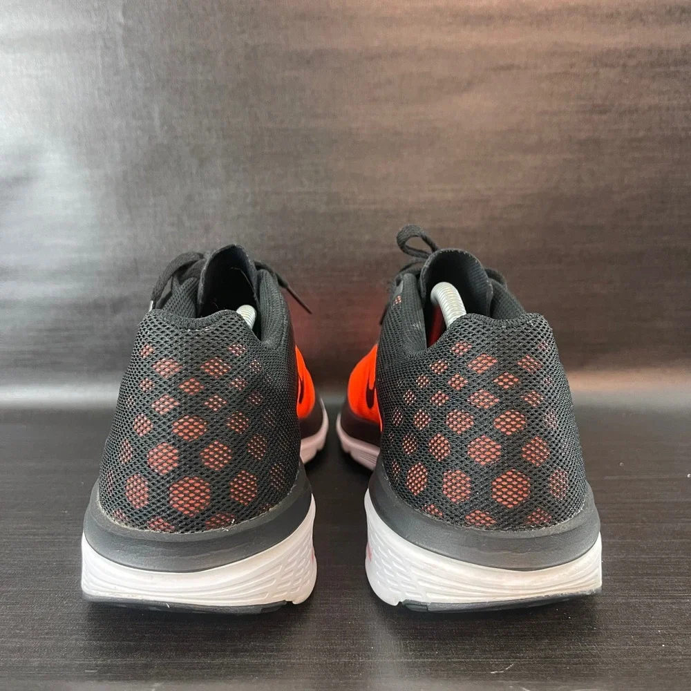 Nike FS Lite Run 3 Men Size 8.5 Bright Orange Red Black Running Shoes 807144-801